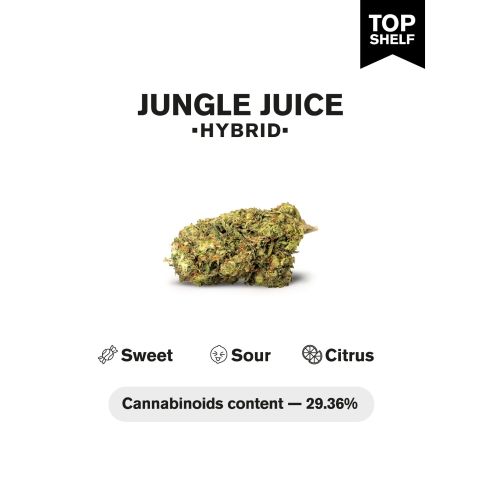 Jungle Juice Flower - THCA - Hybrid - Thumbnail 5