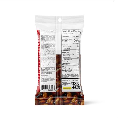 25mg Toffee Toasted Roasted Peanuts - D8, THCP - Thumbnail 3