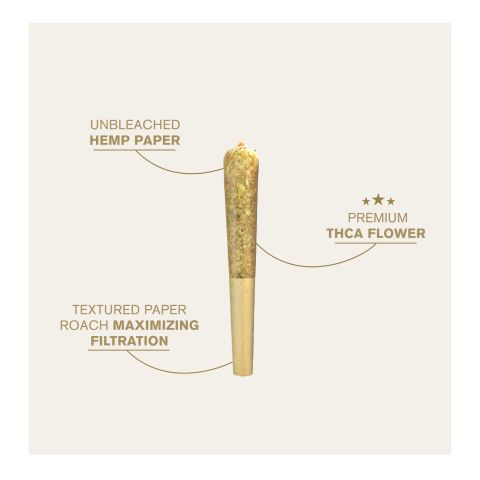 0.5g Panama Red Mini Pre-Roll - Sativa - THCA - 5 Joints - Thumbnail 2