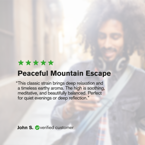 0.5g Hindu Kush Mini Pre-Roll - Indica - THCA - 5 Joints - Thumbnail 10