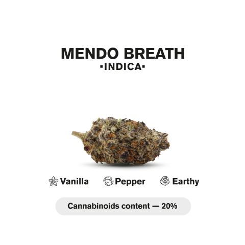 1.5g Mendo Breath King Size Pre-Roll - Indica - THCA - 5 Joints - Thumbnail 5