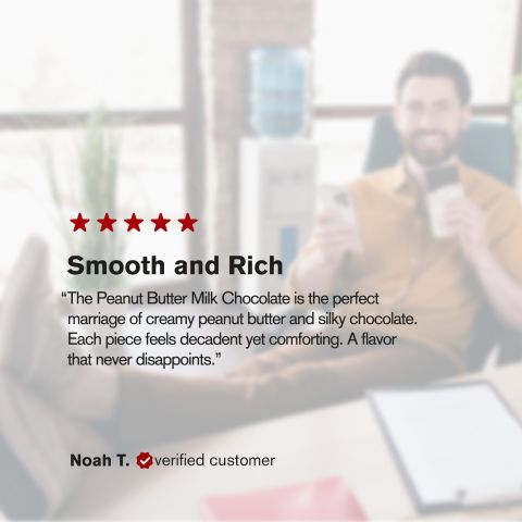 600mg Milk Chocolate & Peanut Butter Bar - Delta 8 - Thumbnail 6