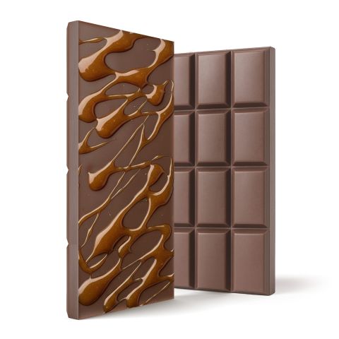 600mg Milk Chocolate & Caramel Bar - Delta 8 - Thumbnail 1