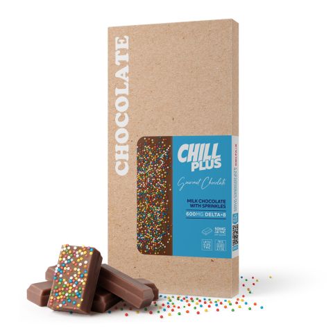 600mg Milk Chocolate & Sprinkles Bar - Delta 8 - Thumbnail 2