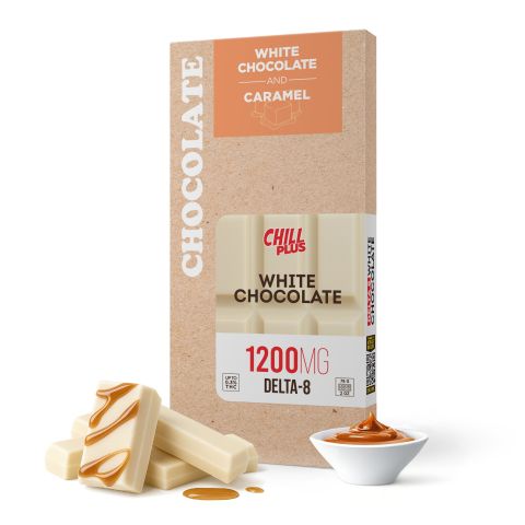 1,200mg White Chocolate & Caramel Bar - Delta 8 - Thumbnail 2