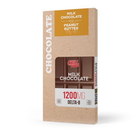 1,200mg Milk Chocolate & Peanut Butter Bar - Delta 8 - Thumbnail 3