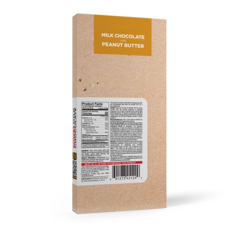 1,200mg Milk Chocolate & Peanut Butter Bar - Delta 8 - Thumbnail 7