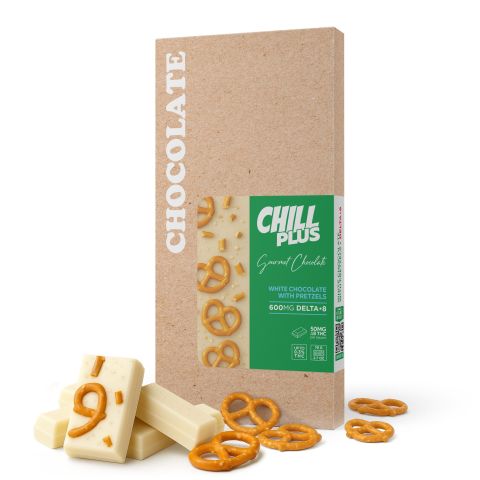 600mg White Chocolate & Pretzels Bar - Delta 8 - Thumbnail 2