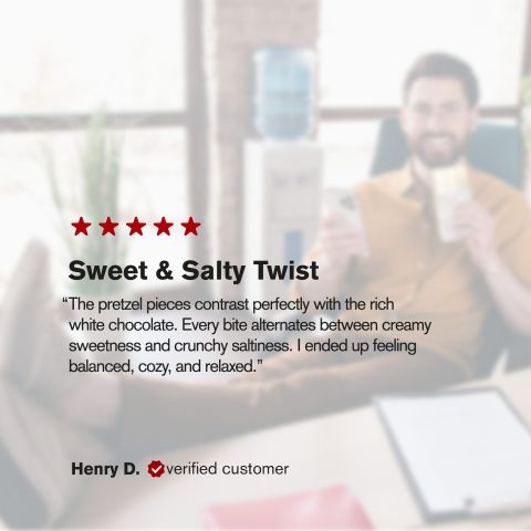 600mg White Chocolate & Pretzels Bar - Delta 8 - Thumbnail 6