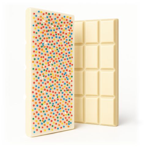 600mg White Chocolate & Sprinkles Bar - Delta 8 - Thumbnail 1