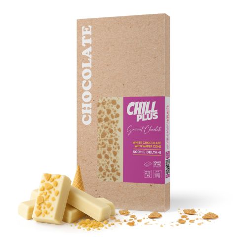 600mg White Chocolate & Wafer Cones Bar - Delta 8 - Thumbnail 2