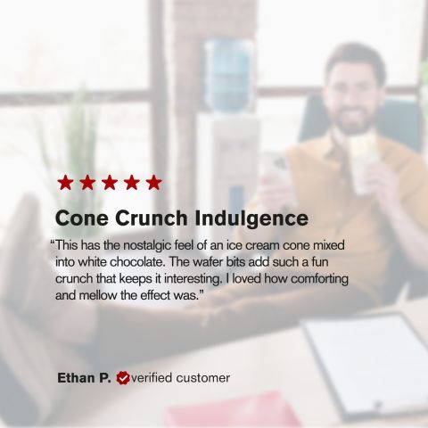 600mg White Chocolate & Wafer Cones Bar - Delta 8 - Thumbnail 6