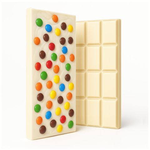 600mg White Chocolate & Candies Bar - Delta 8 - Thumbnail 1