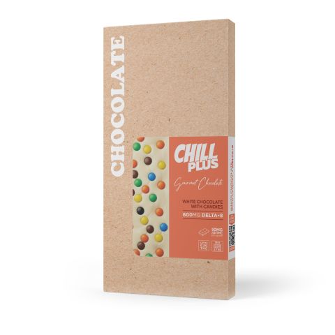 600mg White Chocolate & Candies Bar - Delta 8 - Thumbnail 3