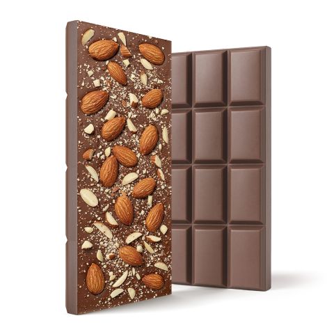 600mg Milk Chocolate & Almonds Bar - Delta 8 - Thumbnail 1