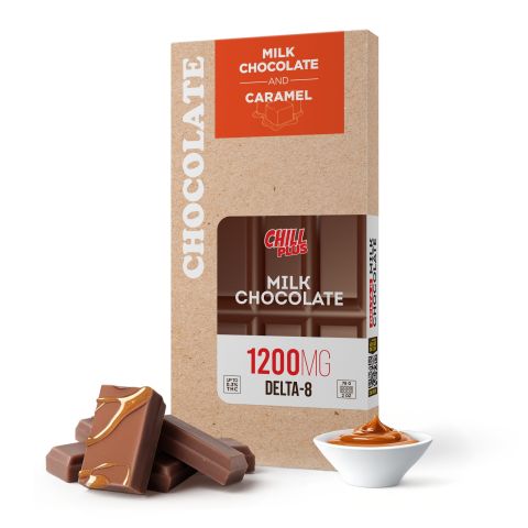 1,200mg Milk Chocolate & Caramel Bar - Delta 8 - Thumbnail 2