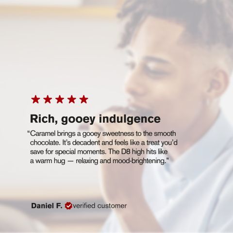 1,200mg Milk Chocolate & Caramel Bar - Delta 8 - Thumbnail 6