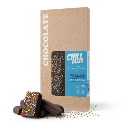 600mg Dark Chocolate & Sprinkles Bar - Delta 8 - Thumbnail 2