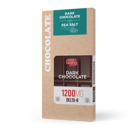 1,200mg Dark Chocolate & Sea Salt Bar - Delta 8 - Thumbnail 3