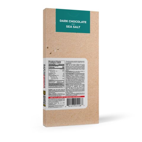 1,200mg Dark Chocolate & Sea Salt Bar - Delta 8 - Thumbnail 7