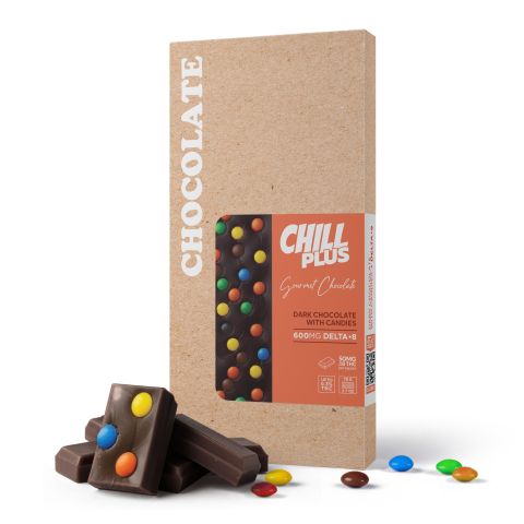 600mg Dark Chocolate & Candies Bar - Delta 8 - Thumbnail 2
