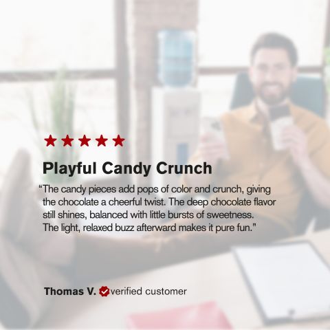 600mg Dark Chocolate & Candies Bar - Delta 8 - Thumbnail 6