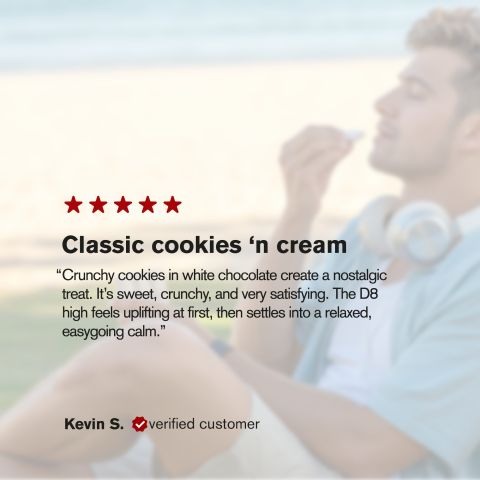 1,200mg White Chocolate & Cookies Bar - Delta 8 - Thumbnail 6