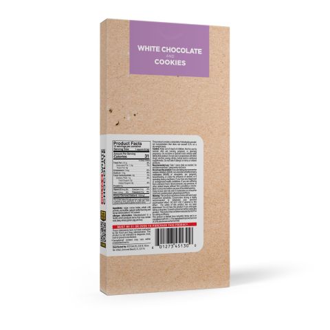 1,200mg White Chocolate & Cookies Bar - Delta 8 - Thumbnail 7