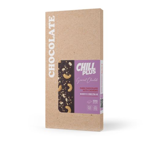 600mg Dark Chocolate & Cashews Bar - Delta 8 - Thumbnail 3