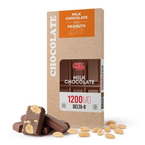 1,200mg Milk Chocolate & Peanuts Bar - Delta 8 - Thumbnail 2