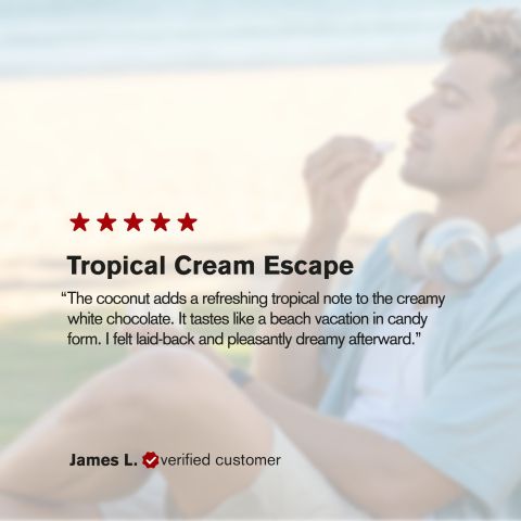 600mg White Chocolate & Coconut Flakes Bar - Delta 8 - Thumbnail 6