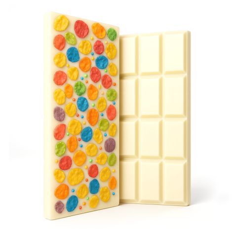 600mg White Chocolate w/ Cereal & Sprinkles Bar - Delta 8 - Thumbnail 1