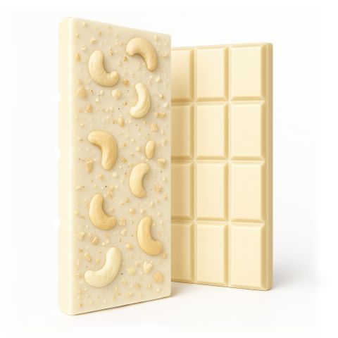600mg White Chocolate & Cashews Bar - Delta 8 - Thumbnail 1
