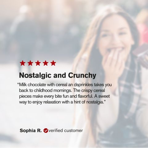 600mg Milk Chocolate w/ Cereal & Sprinkles Bar - Delta 8 - Thumbnail 6