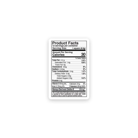 600mg Dark Chocolate & Strawberries Bar - Delta 8 - Thumbnail 8