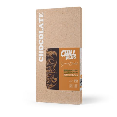 600mg Dark Chocolate & Peanut Butter Bar - Delta 8 - Thumbnail 3