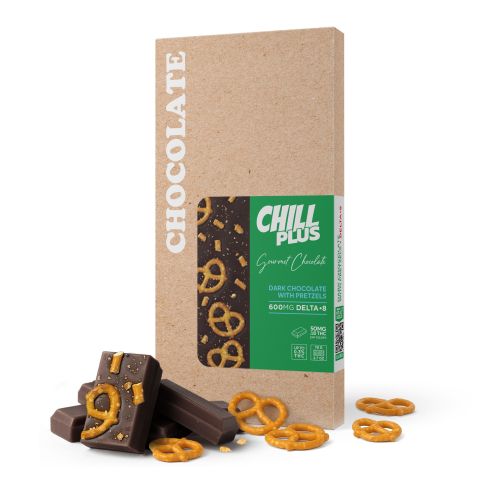 600mg Dark Chocolate & Pretzels Bar - Delta 8 - Thumbnail 2