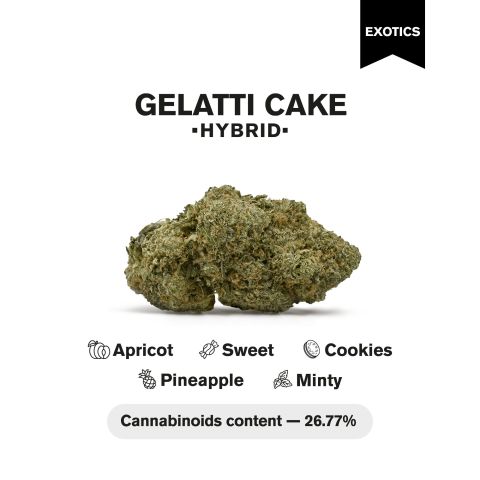 Gelatti Cake Flower - THCA - Hybrid - Thumbnail 3