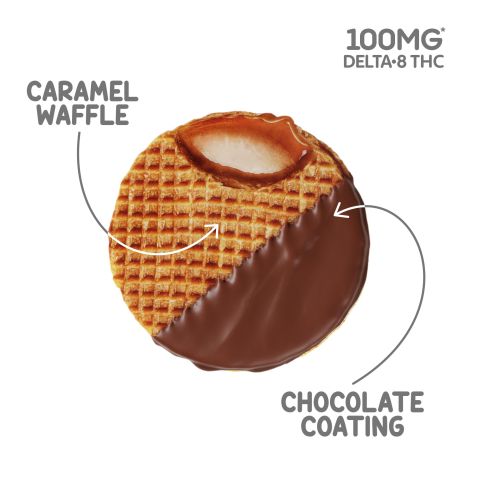 100mg Delta 8 - Caramel Waffle - Thumbnail 4