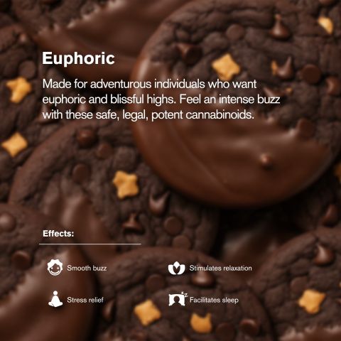 100mg Delta 8 - Double Chocolate Caramel Cookie - Thumbnail 5