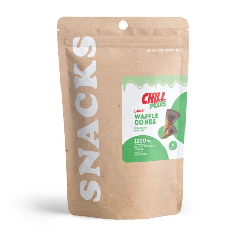 200mg Mint Chip Waffle Cones - D8 & THCP - Thumbnail 2