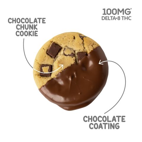 100mg Delta 8 - Chocolate Chunk Cookie - Thumbnail 4