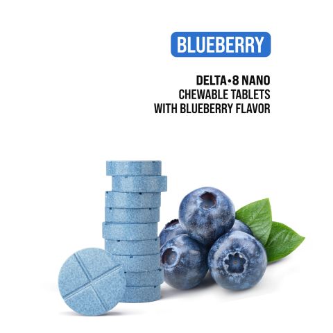 10mg D8 Nano Tablets - Blueberry - Chill Plus - Thumbnail 4