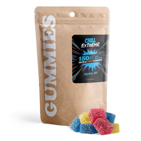 150mg D8 & THCP Gummies - Tropical Mix - Thumbnail 6