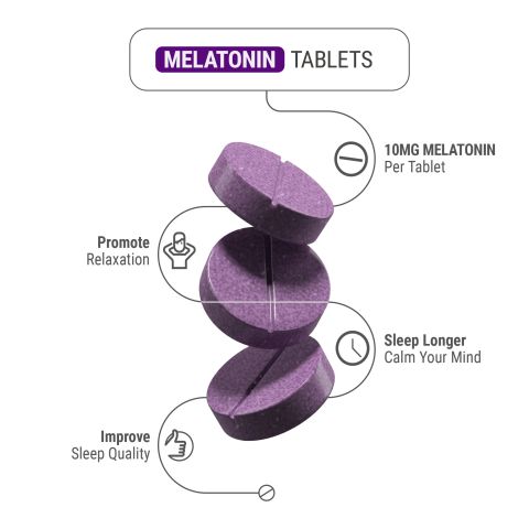 10mg Melatonin Tablets - Blackberry - Chill Plus - Thumbnail 5