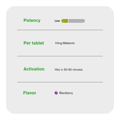 10mg Melatonin Tablets - Blackberry - Chill Plus - Thumbnail 6