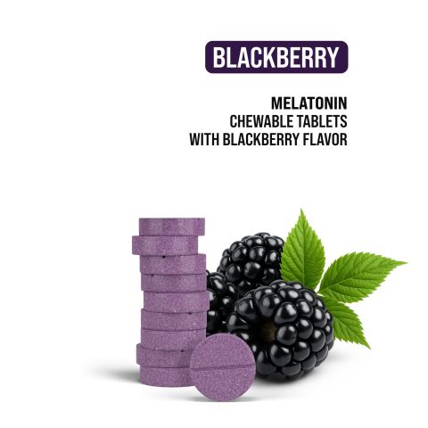 10mg Melatonin Tablets - Blackberry - Chill Plus - Thumbnail 4