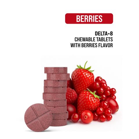 10mg Delta 8 Tablets - Berries - Chill Plus - Thumbnail 5