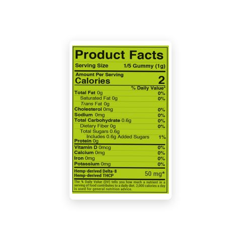 250mg D8 & THCP Gummies - Original Mix - Thumbnail 11