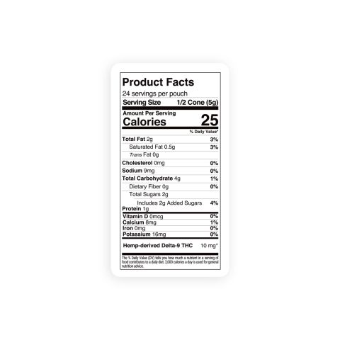 20mg White Chocolate Waffle Cones - Delta 9 - Thumbnail 9